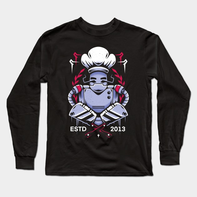 The Chef Long Sleeve T-Shirt by Alundrart